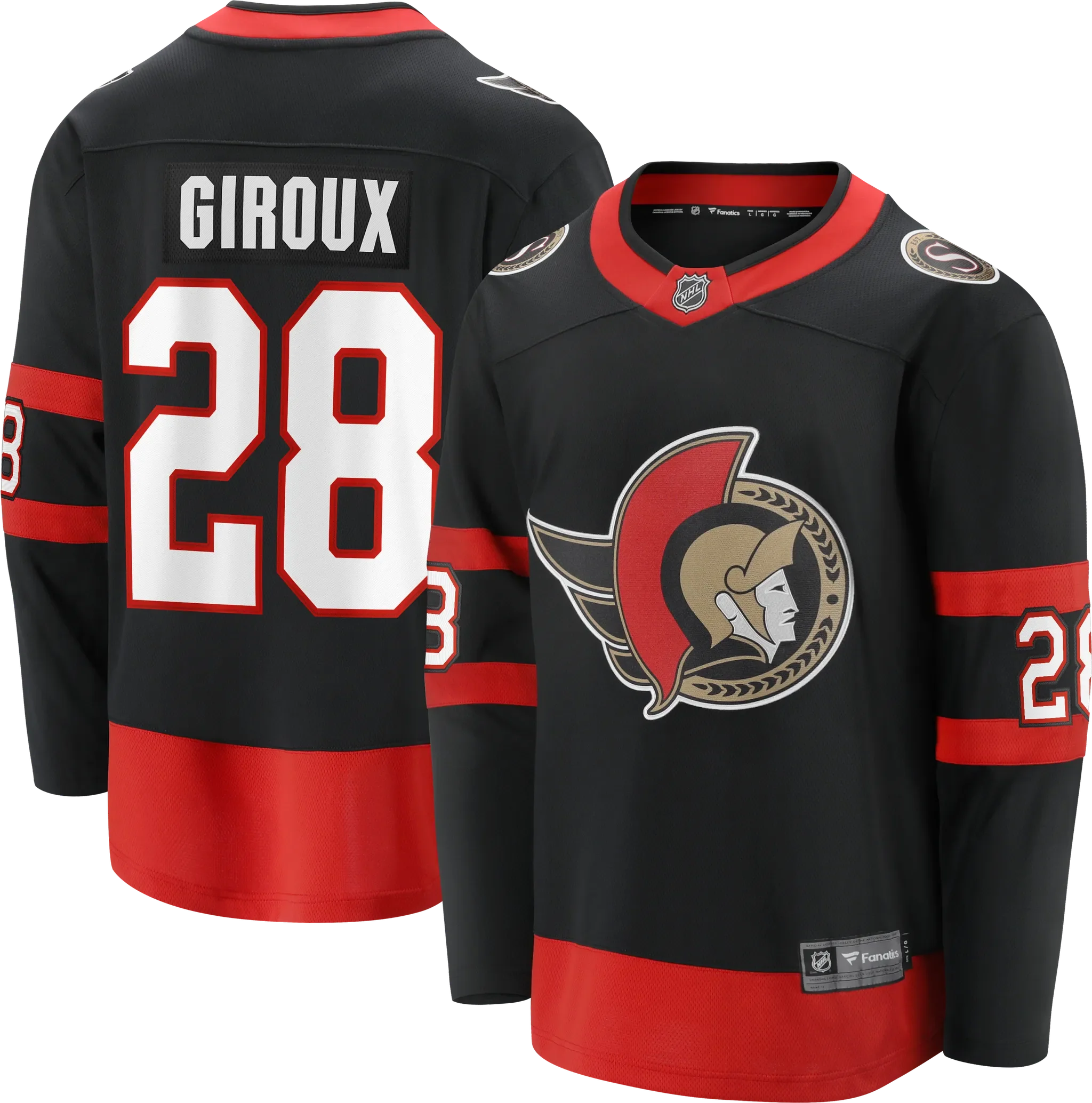 Giroux OTTAWA SENATORS Breakaway Fanatics Home Jersey - Image 3
