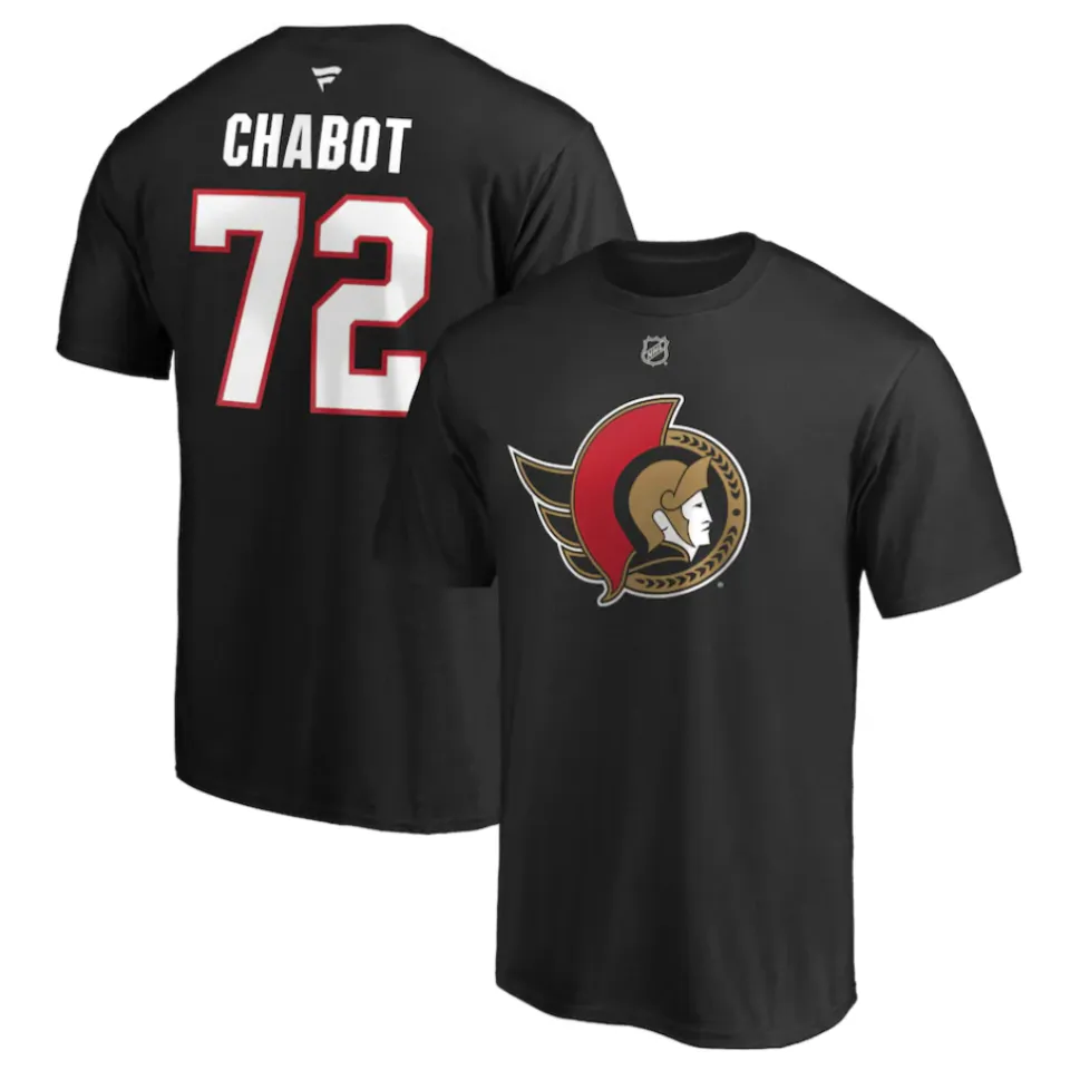 Ottawa Senators Chabot Home Name and Number Tee - Image 3